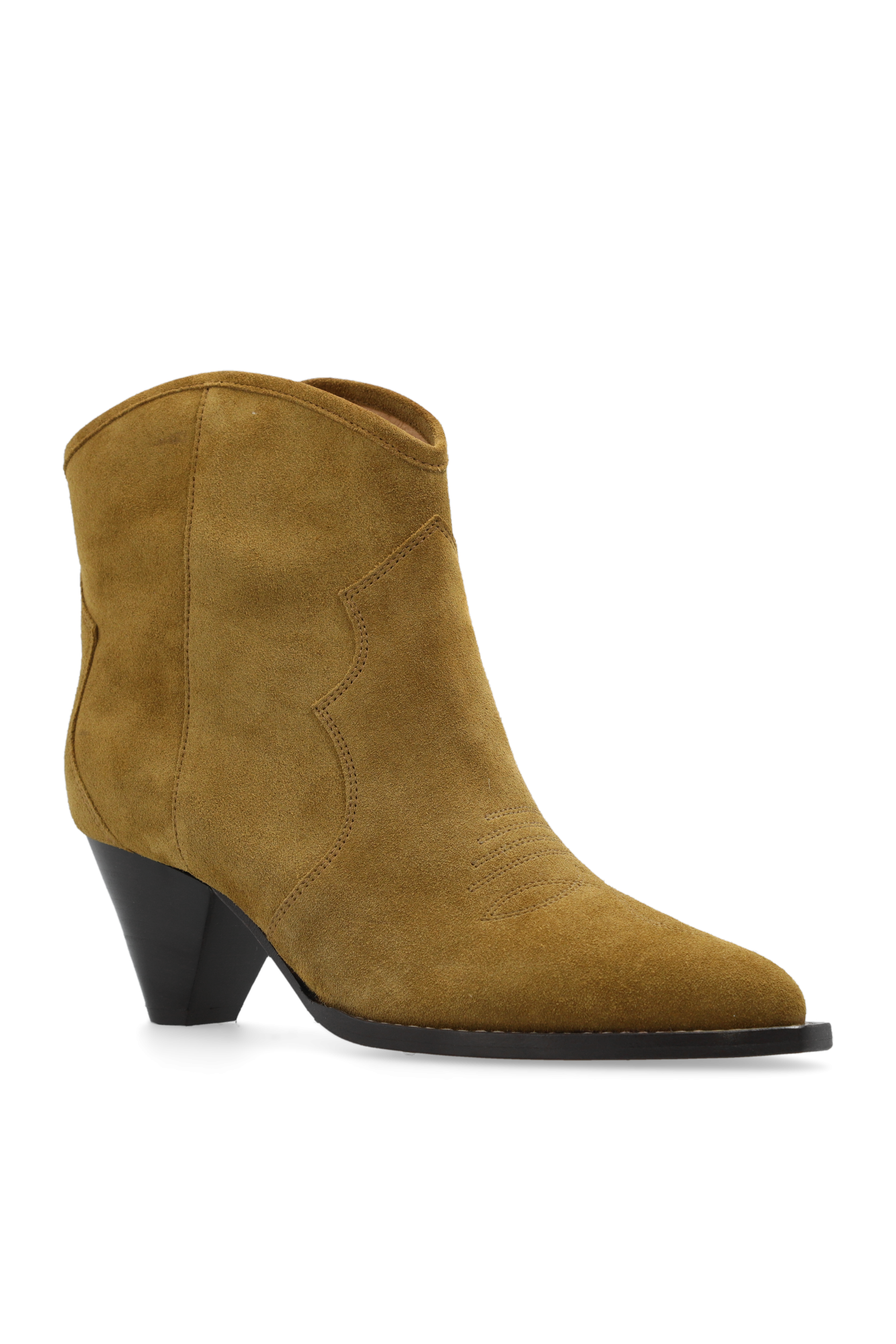 Brown Darizo heeled ankle boots Isabel Marant Vitkac Canada